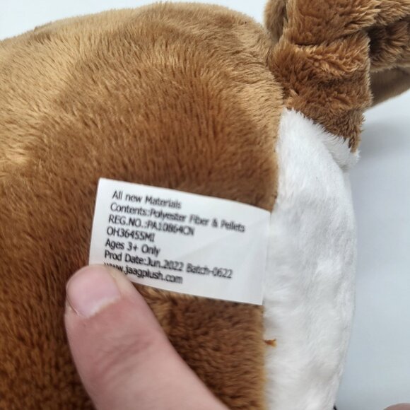 BUC-EE's Christmas Holiday Red Shirt Beaver Plush Stuffed Animal - Picture 8 of 11